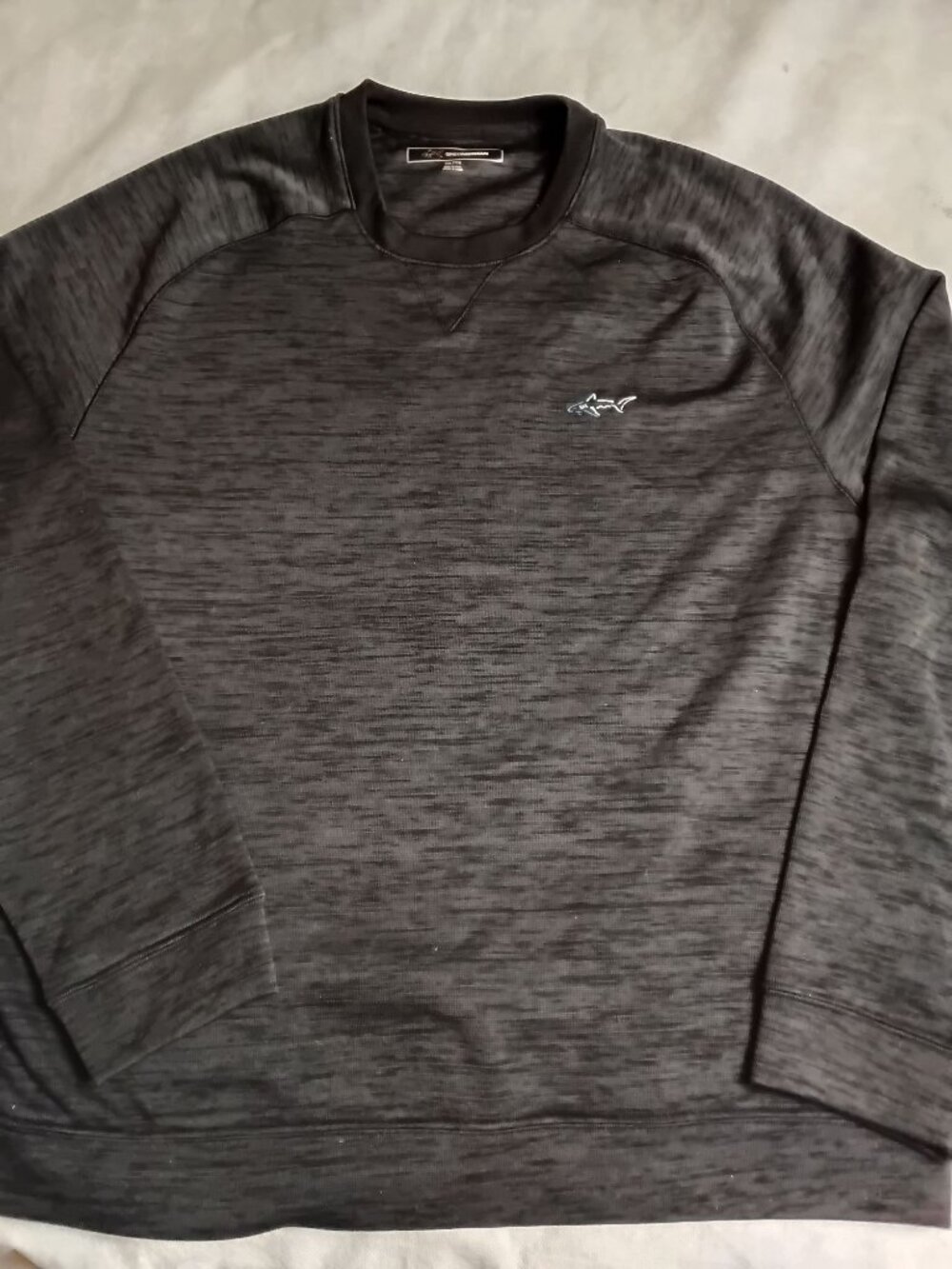 Greg Norman Mens XXL Pullover Crewneck Sweatshirt Shark Logo Golf